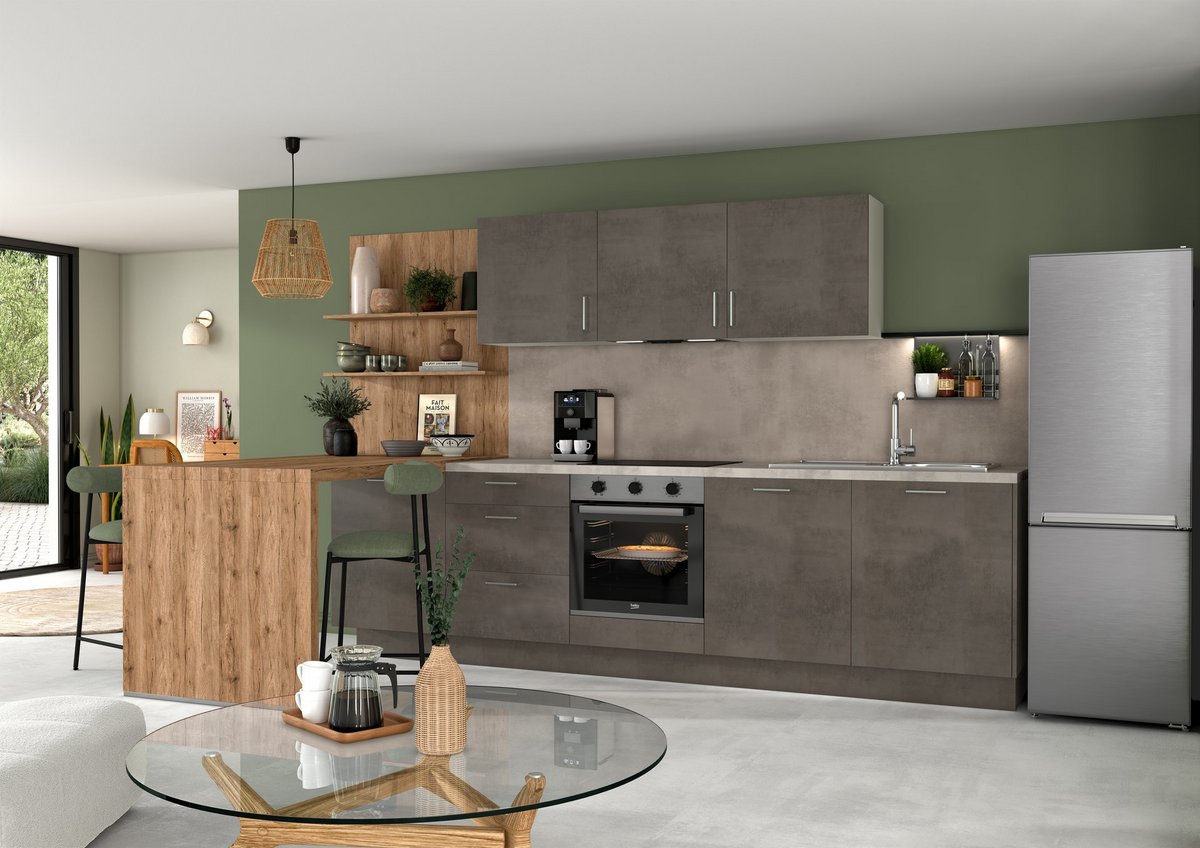 Cocina Clara acogedora