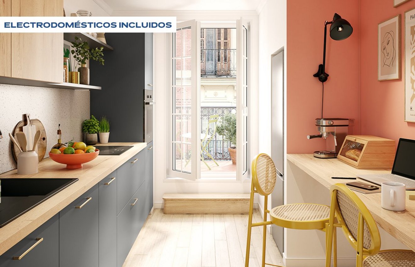 Cocina Moda compacta