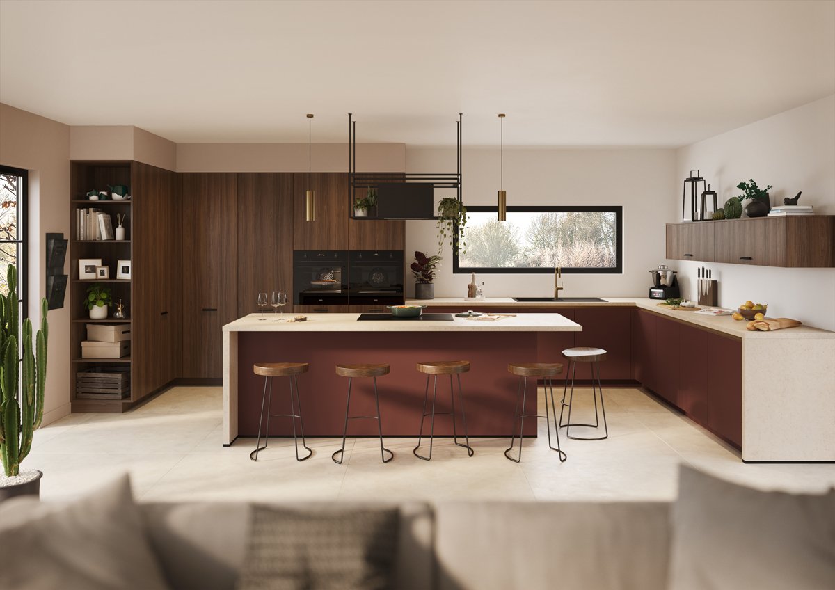 Cocina Velvet acogedora