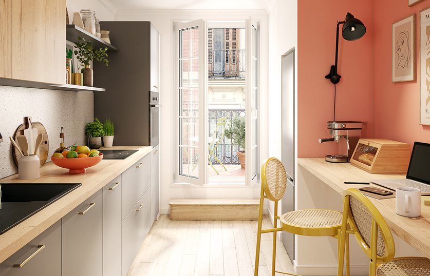 Cocina Moda compacta