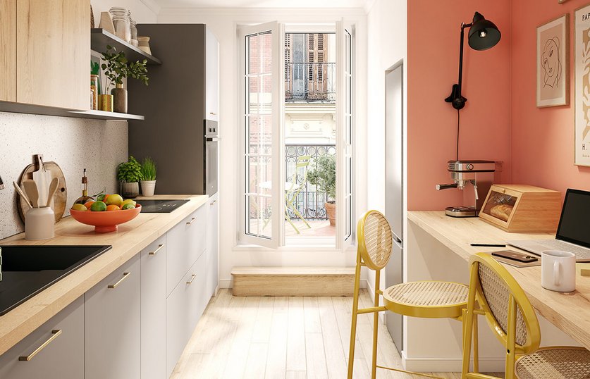 Cocina Moda compacta