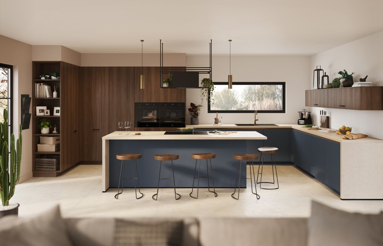 Cocina Velvet acogedora