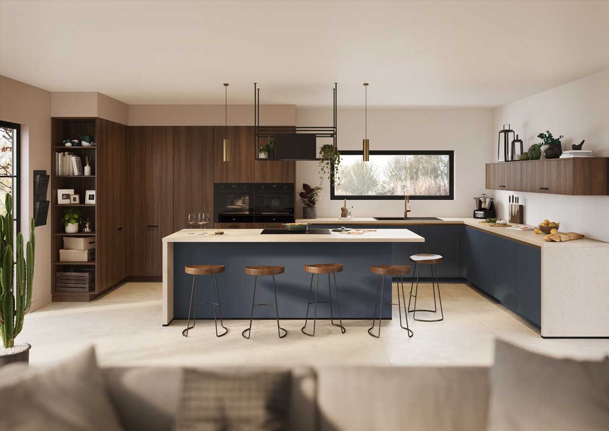 Cocina Velvet acogedora