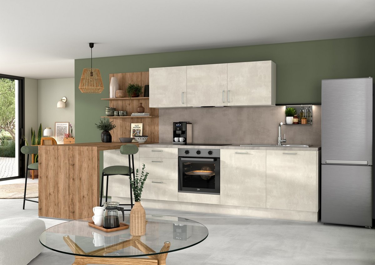 Cocina Clara acogedora