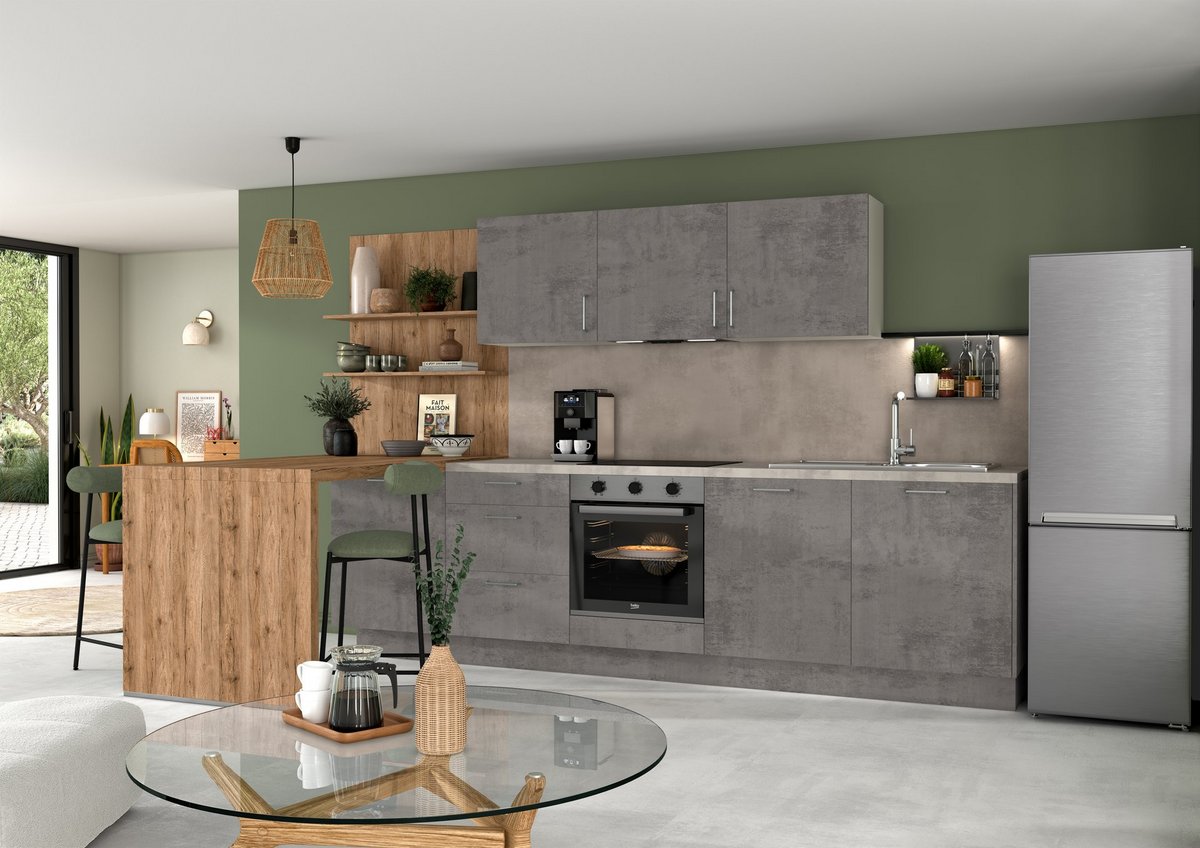 Cocina Clara acogedora