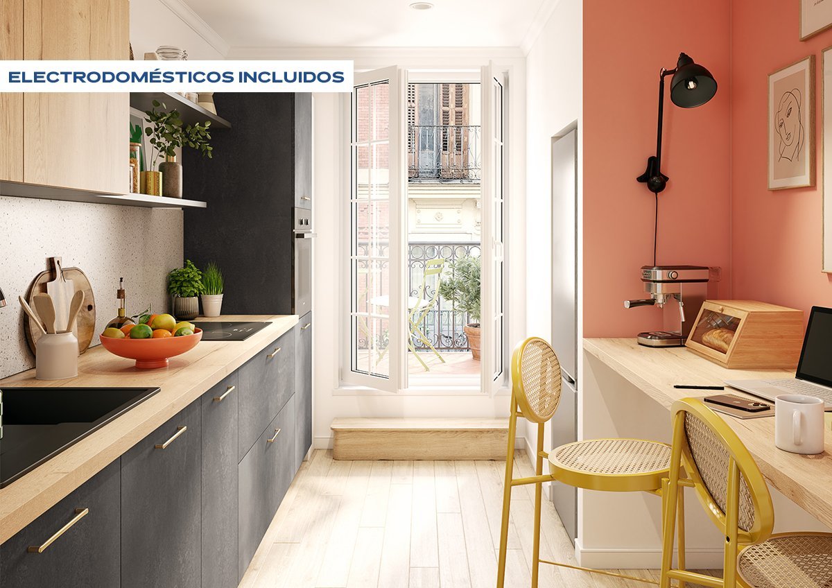 Cocina Moda compacta