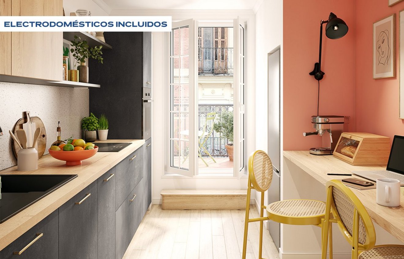 Cocina Moda compacta