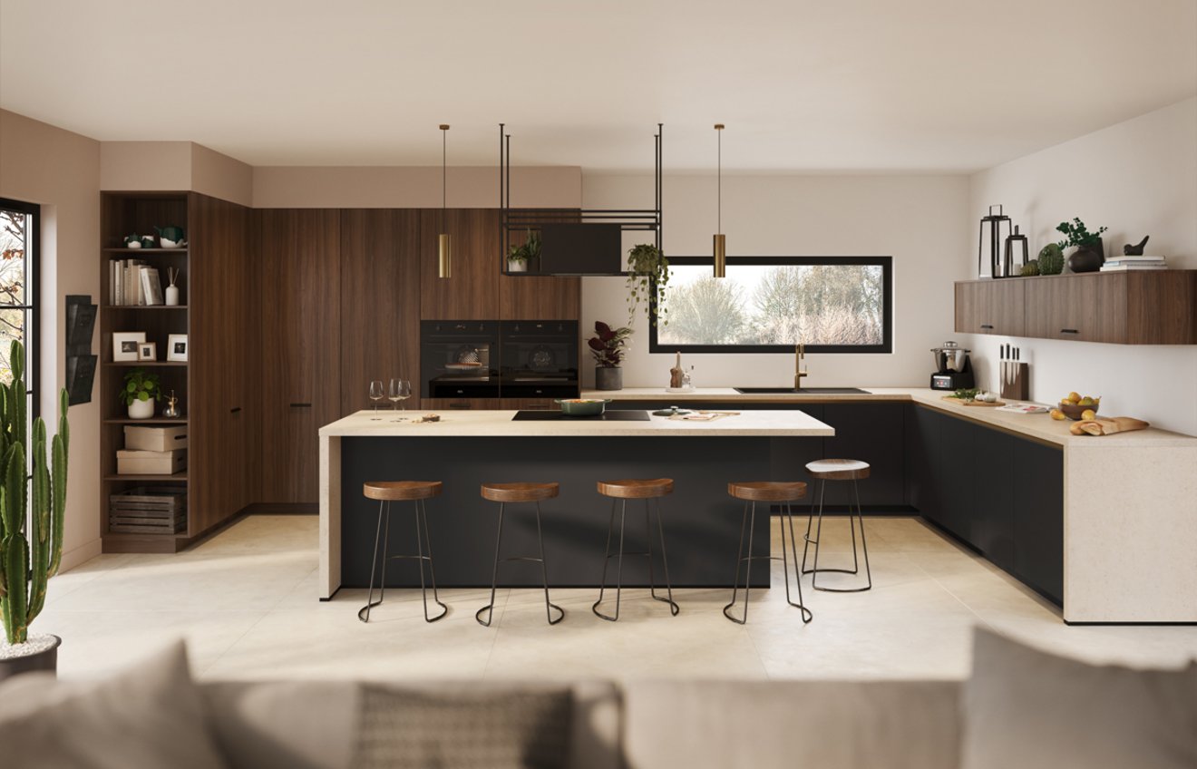 Cocina Velvet acogedora
