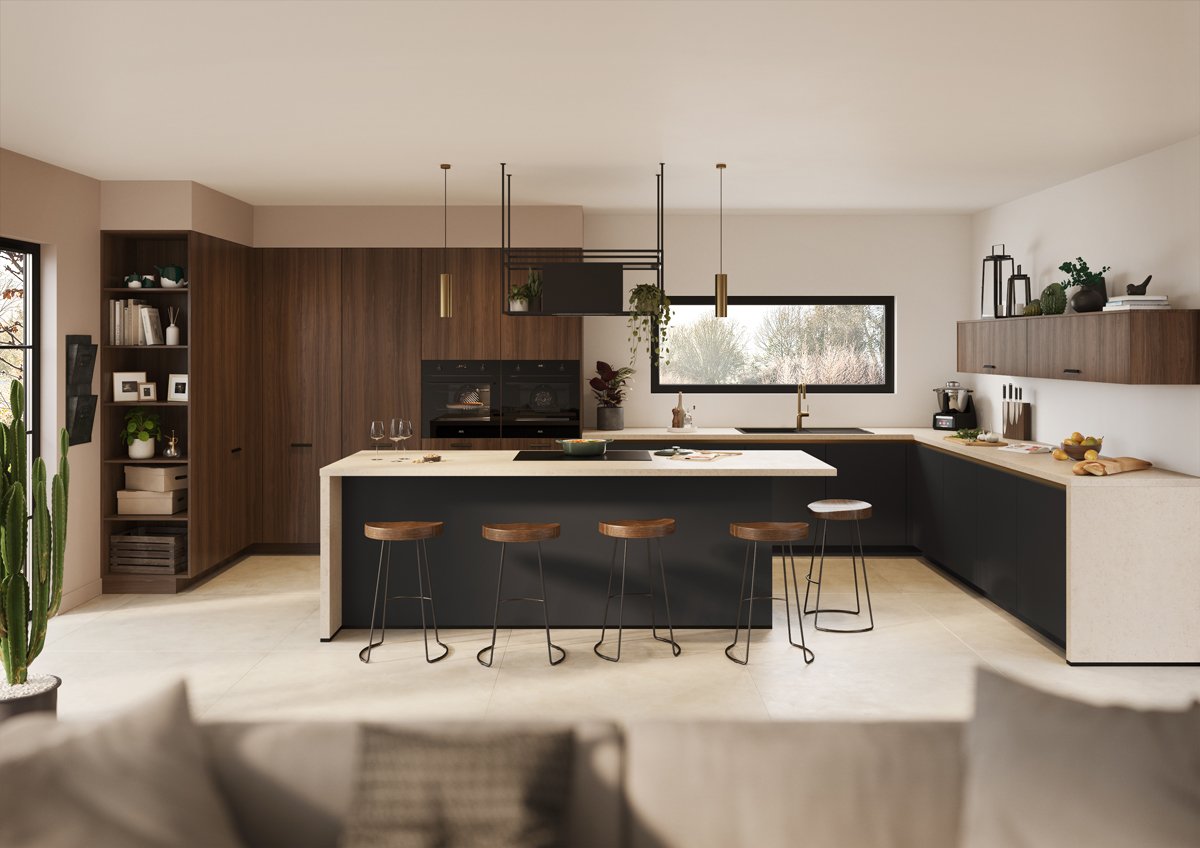 Cocina Velvet acogedora