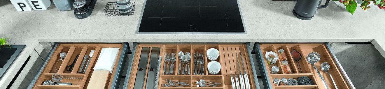 Organizar una cocina con muebles de almacenaje
