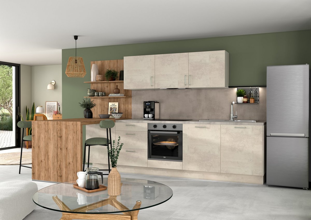 Cocina Clara acogedora