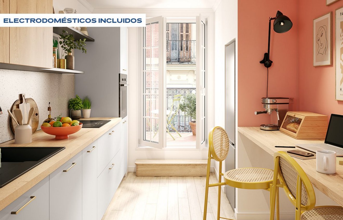 Cocina Moda compacta