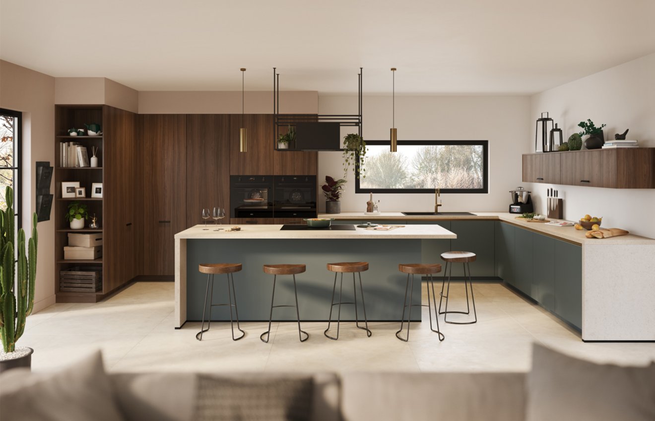 Cocina Velvet acogedora
