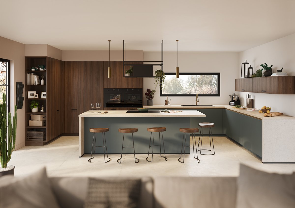Cocina Velvet acogedora