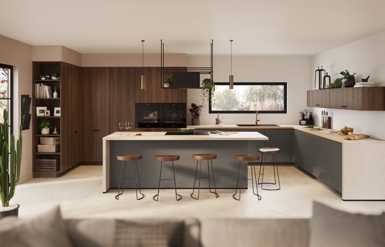Cocina Velvet acogedora
