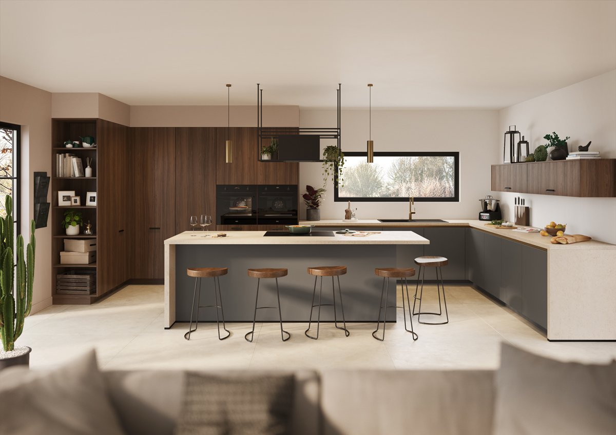Cocina Velvet acogedora