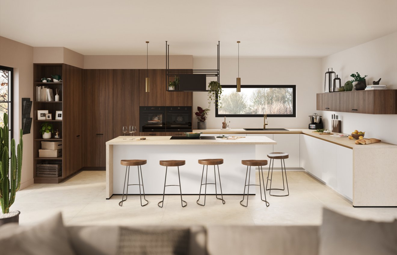 Cocina Velvet acogedora