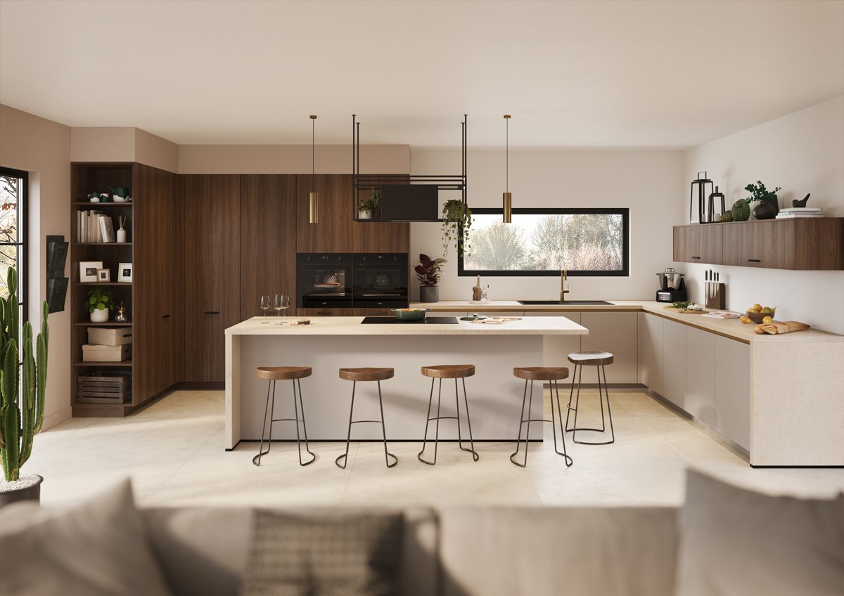 Cocina Velvet acogedora