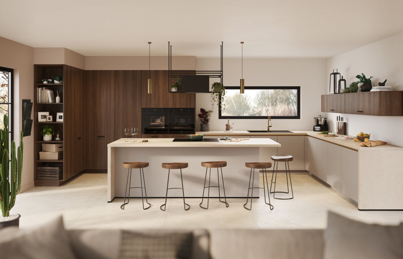 Cocina Velvet acogedora