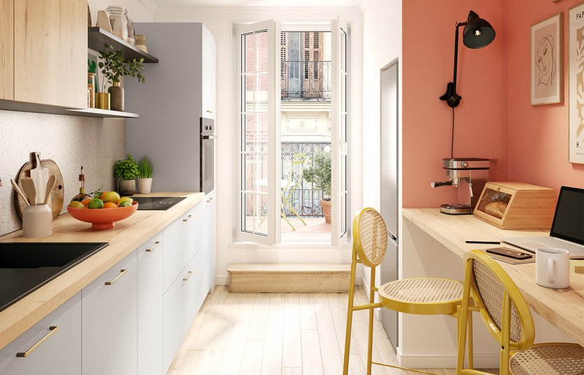 Cocina Moda compacta